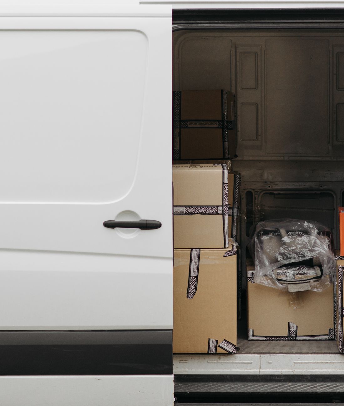 Relo van packed for a Singapore home move